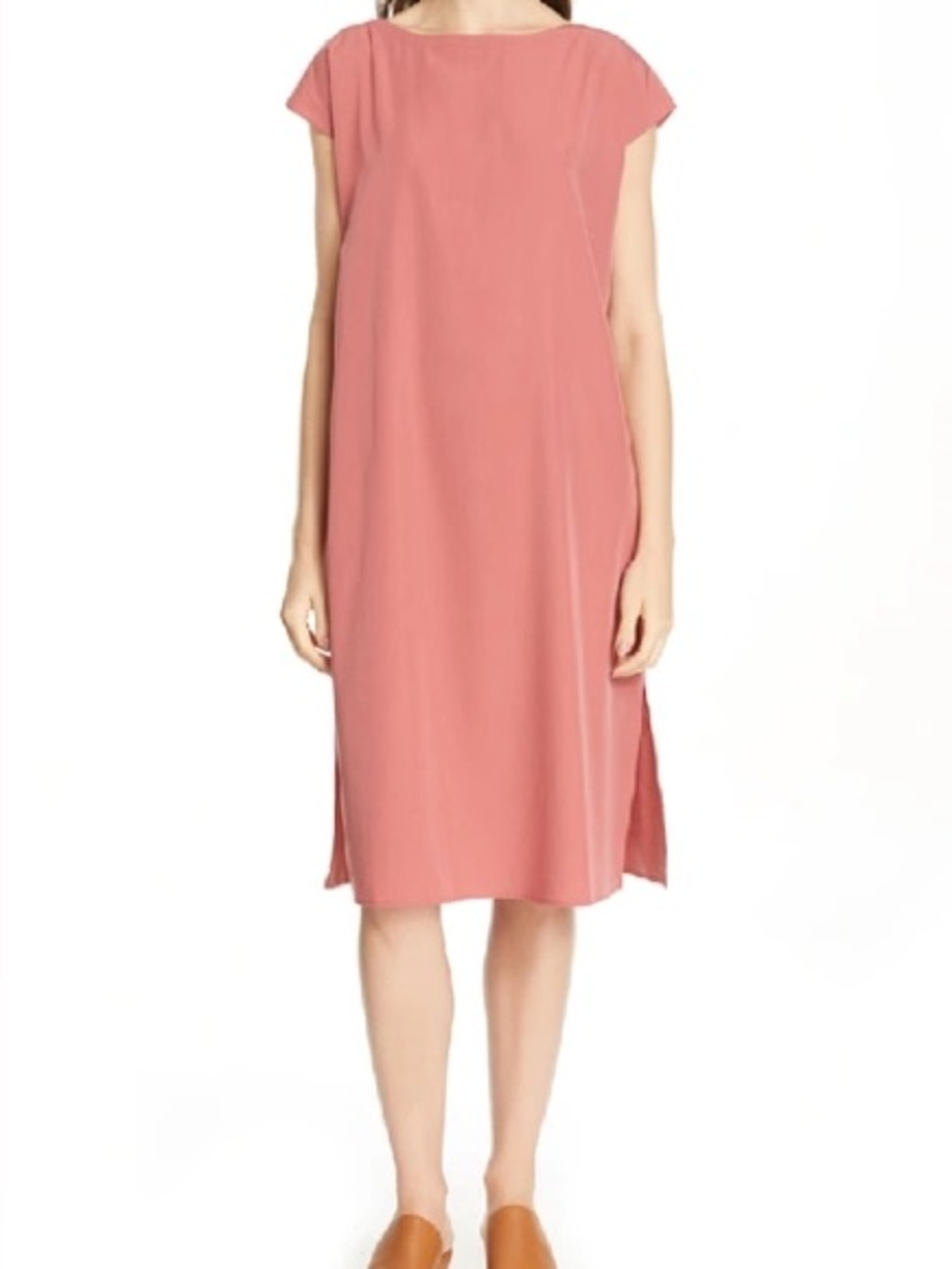 Eileen Fisher Shift Dress - Minimal Cap Sleeve